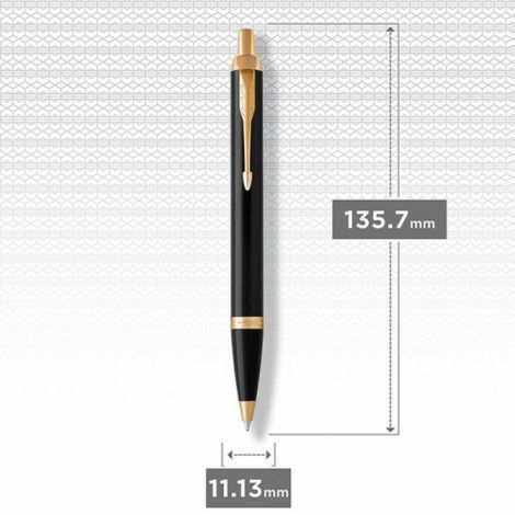 Ручка шариковая Parker IM Black GT BP Сердечки 22032_L021y 22032_L021y фото