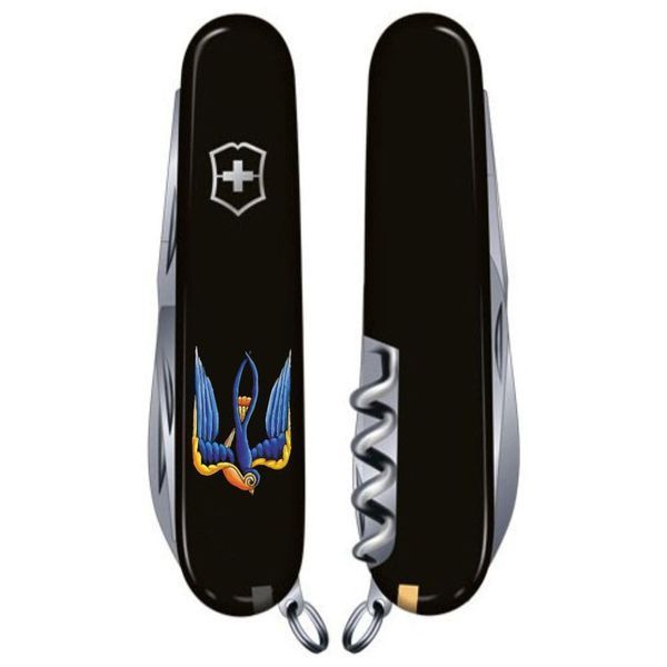 Складной нож Victorinox SPARTAN UKRAINE Трезубец-Ласточка 1.3603.3_T1230u Vx13603.3_T1230u фото
