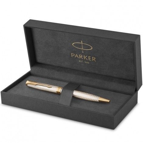 Ручка кулькова Parker SONNET Premium Silver Mistral GT BP 88 632 88 632 фото