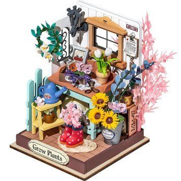 Конструктор 3D міні-будинок Robotime Rolife Dreaming Terrace Garden DS030 DS030 фото