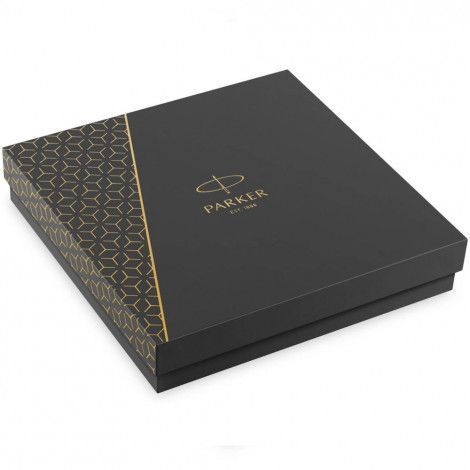 Набор Parker SONNET Matte Black Lacquer GT FP F (перьевая ручка + блокнот Parker) 84 811b24 фото