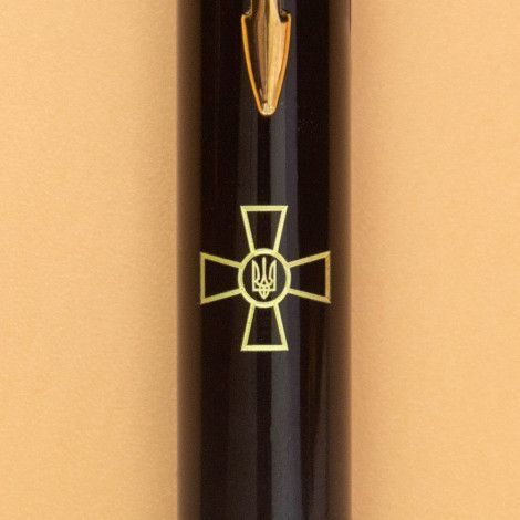 Ручка кулькова Parker IM Black GT BP Емблема ЗСУ 22032_W001y 22032_W001y фото
