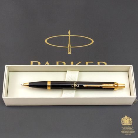 Ручка кулькова Parker IM Black GT BP Емблема ЗСУ 22032_W001y 22032_W001y фото
