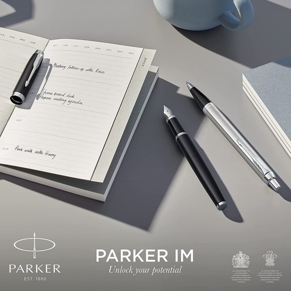 Ручка перова Parker IM Matte Black CT FP F 26 111 26 111 фото