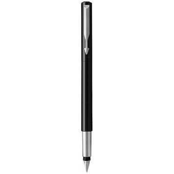 Ручка перова Parker VECTOR Black FP M + Картриджі Parker Quink /5шт. син. блістер 05 116b 05 116b фото