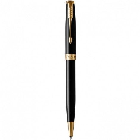 Набор ручек Parker SONNET Black Lacquer GT FP+BP (перьевая + шариковая) 86 092b19 фото