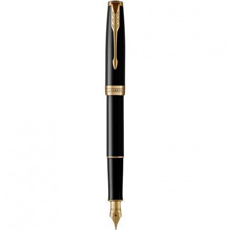 Набор ручек Parker SONNET Black Lacquer GT FP+BP (перьевая + шариковая) 86 092b19 фото