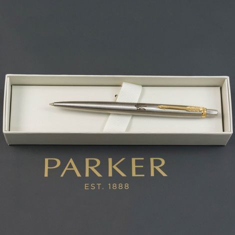 Ручка кулькова Parker JOTTER Stainless Steel GT BP Тризуб 16032_TR 16032_TR фото