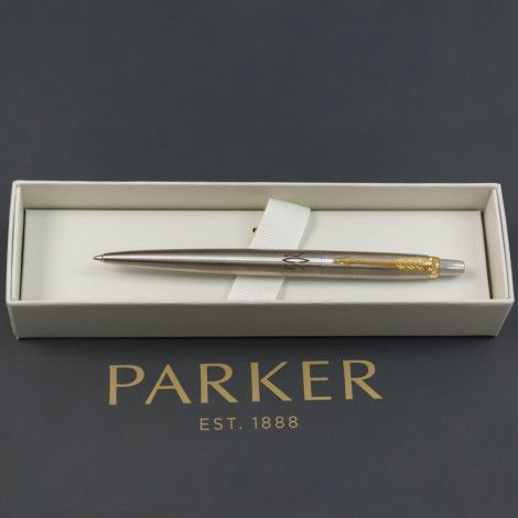 Ручка кулькова Parker JOTTER Stainless Steel GT BP Тризуб ЗСУ 16032_T039b 16032_T039b фото