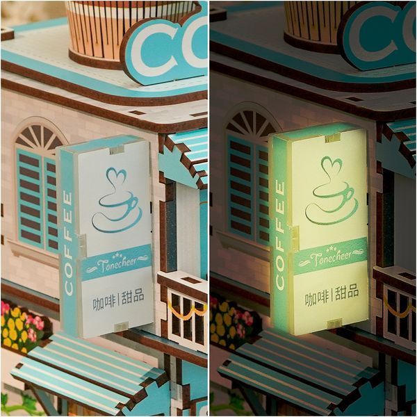 Конструктор 3D мини-дом Tonecheer Cape Coffee Shop TQ181 TQ181 фото