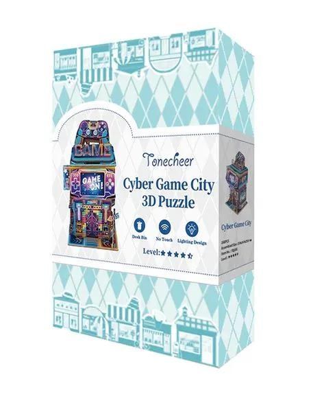 Конструктор 3D мини-дом Tonecheer Cyber ​​Game City TQ182 TQ182 фото