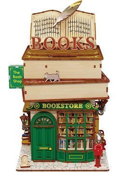Конструктор 3D міні-будинок Tonecheer Time Bookstore TQ187 TQ187 фото