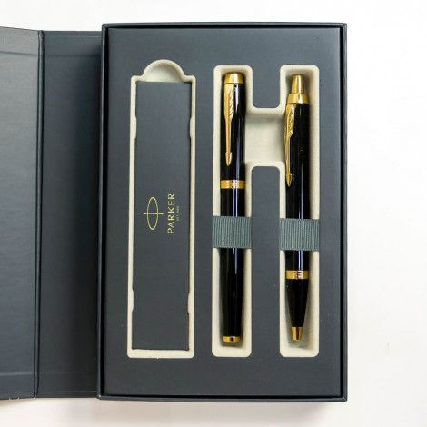 Набор Parker IM Black GT RB+BP (роллер + шариковая) 22 082b24 фото