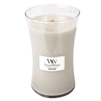 Ароматическая свеча Woodwick Large Warm Wool с ароматом теплой шерсти 609 г 1725423E фото