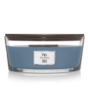 Ароматическая свеча Woodwick Ellipse Tempest с морской солью и жемчужинами 453 г 1753974E фото