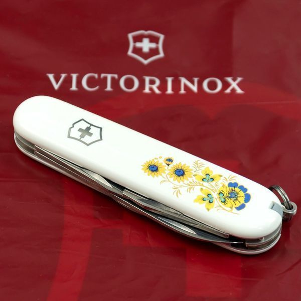 Складной нож Victorinox SPARTAN UKRAINE Цветы 1.3603.7_T1050u Vx13603.7_T1050u фото
