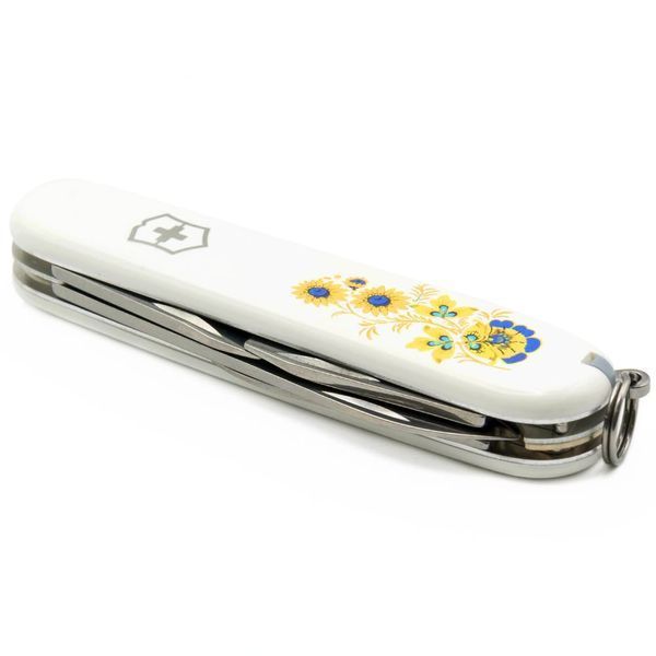 Складной нож Victorinox SPARTAN UKRAINE Цветы 1.3603.7_T1050u Vx13603.7_T1050u фото