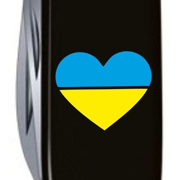Складной нож Victorinox CLIMBER UKRAINE Сердце сине-желтое 1.3703.3_T1090u Vx13703.3_T1090u фото