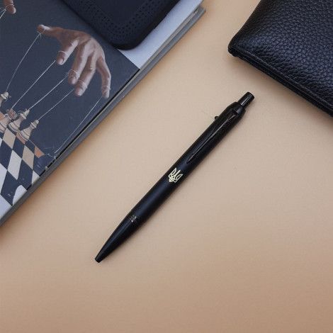 Ручка шариковая Parker IM Achromatic Black BT BP Трезубец 22932_TR 22932_TR фото
