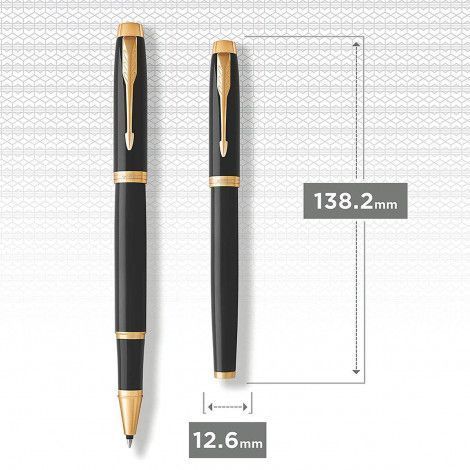 Ручка-ролер Parker IM Black GT RB Тризуб 22022_TR4 22022_TR4 фото