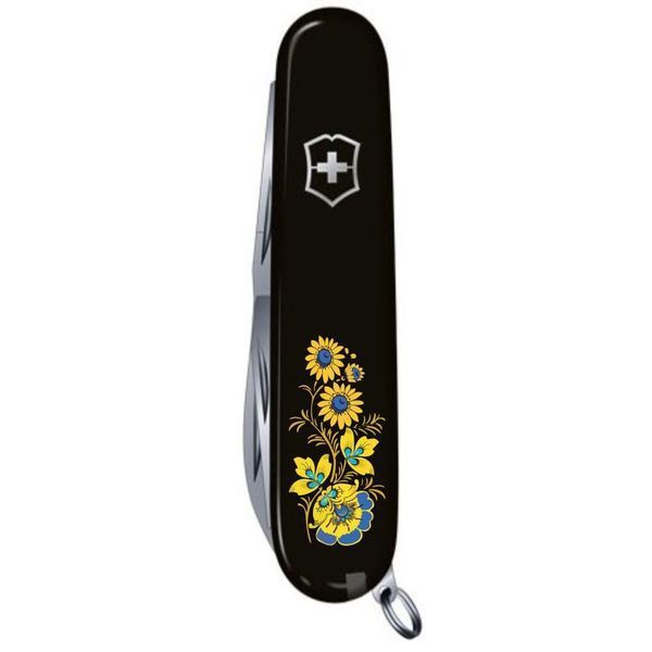 Складной нож Victorinox SPARTAN UKRAINE Цветы 1.3603.3_T1050u Vx13603.3_T1050u фото