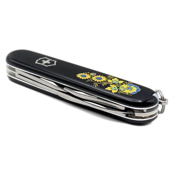 Складной нож Victorinox SPARTAN UKRAINE Цветы 1.3603.3_T1050u Vx13603.3_T1050u фото